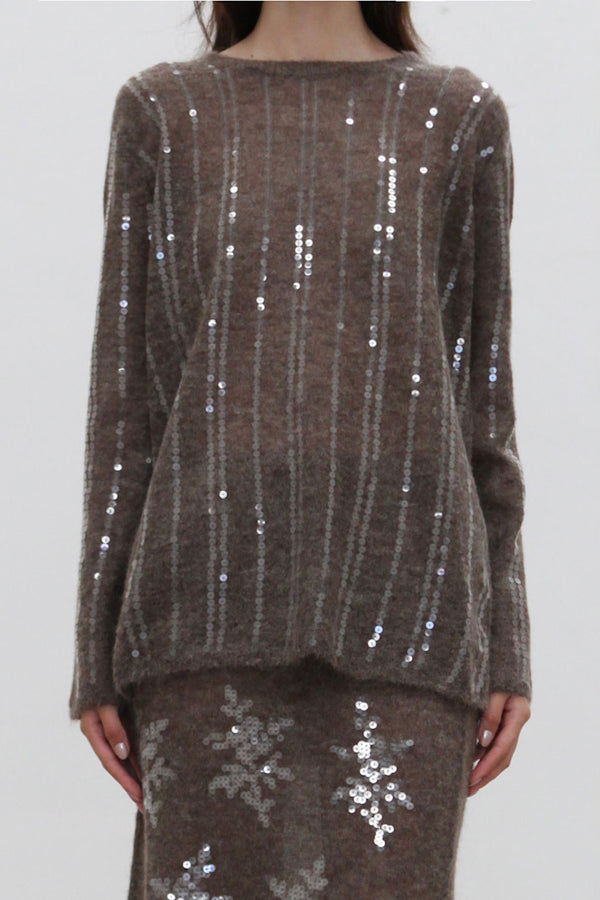 YANYAN KNITS 25 Fall/Winter LAZA Work Jacket/Short Coat SW-SW25AW1T07C2S2-HZ Gray-Brown Top (SW25AW1T07C1S4)